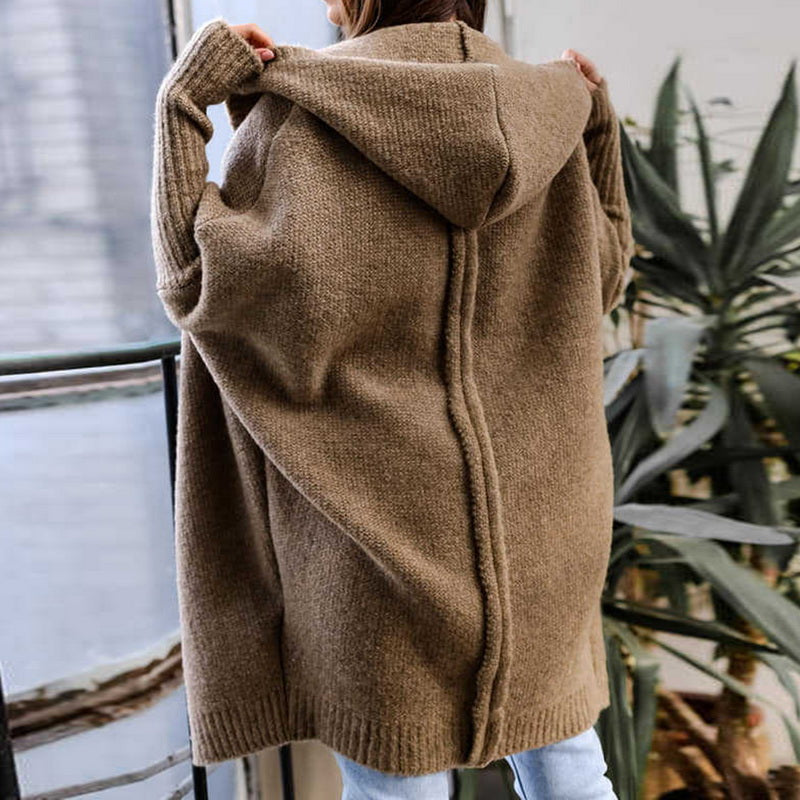 Zalana comfy cardigan | Bequeme warme Strickjacke in Übergröße für den Herbst
