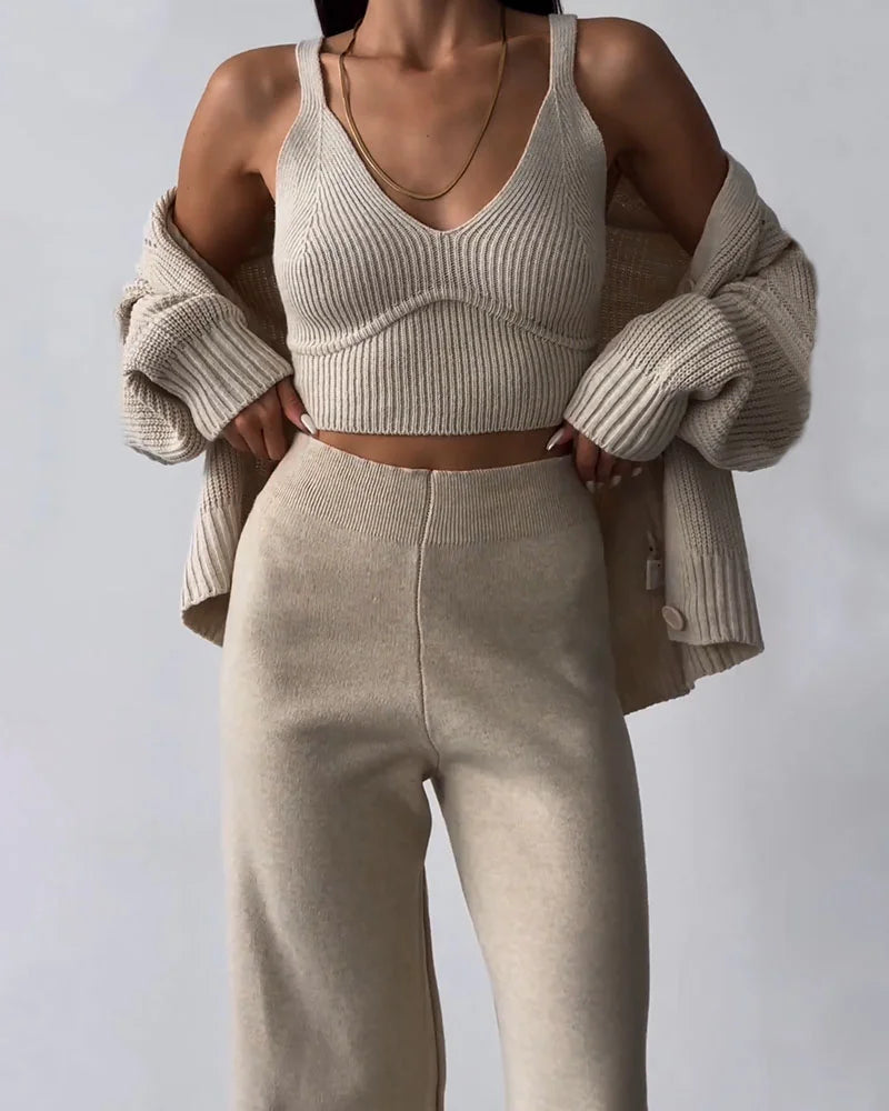 Damen bequemes 3er Set