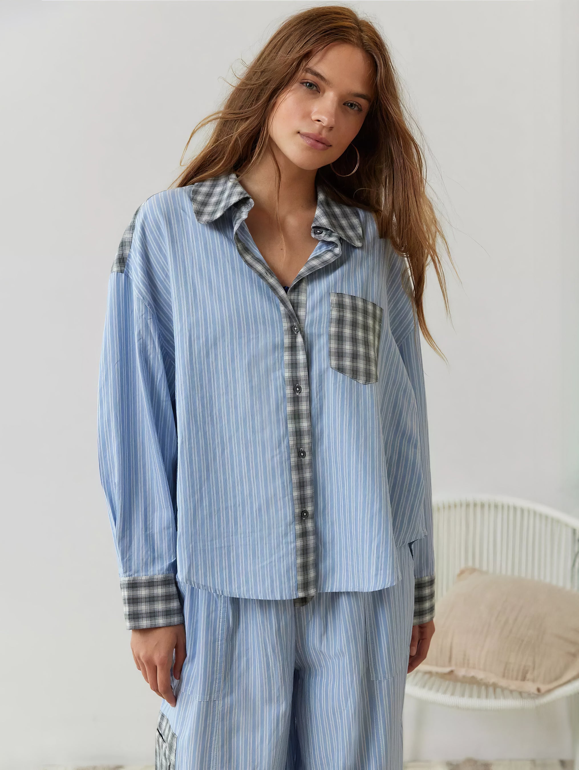 Damen Gemütliches & lockeres Pyjama-Set