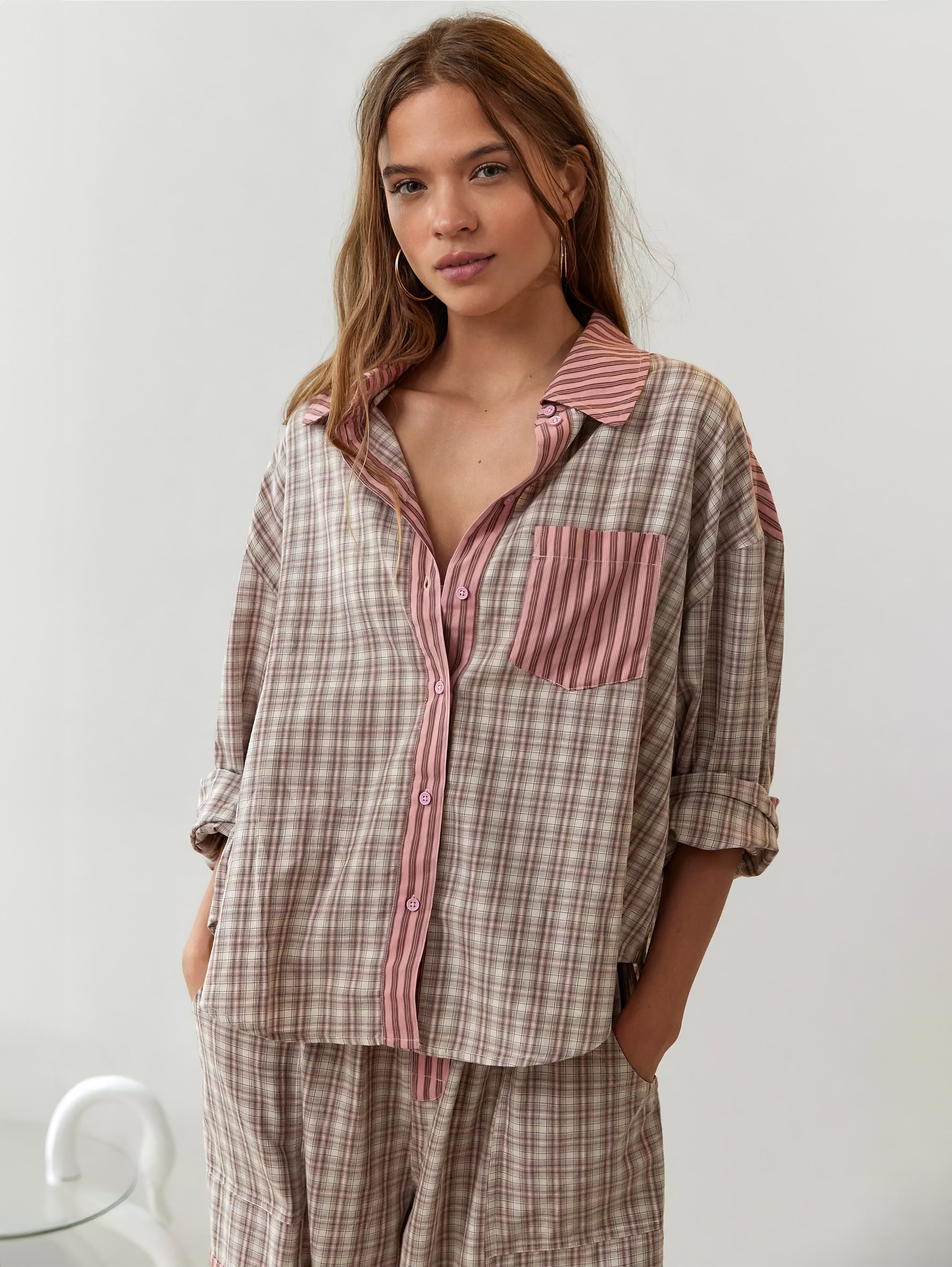 Damen Gemütliches & lockeres Pyjama-Set
