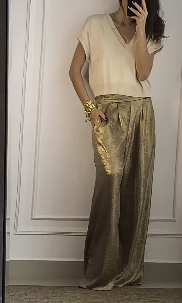 Felicia - Elegantes Oberteil und Hose - Lässiger Schick