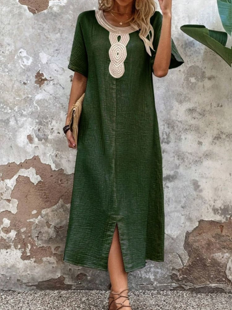 Traudl | Damen Einfarbiges Kleid