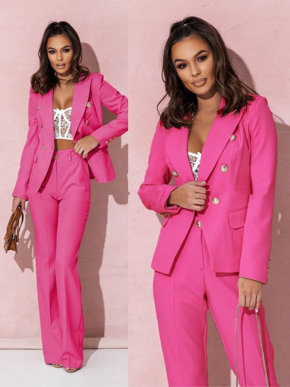Elisea | Damen Elegantes Blazer Satz | Sommer