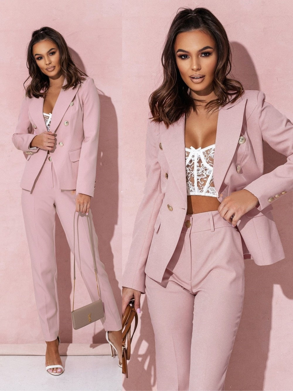 Elisea | Damen Elegantes Blazer Satz | Sommer