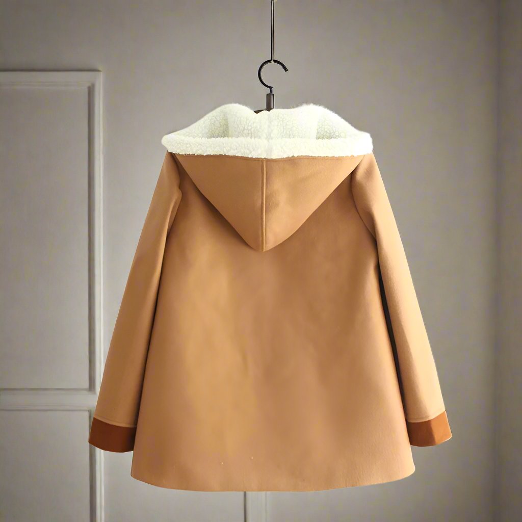 Zella - Stilvoller Wollmantel im einreihigen Design