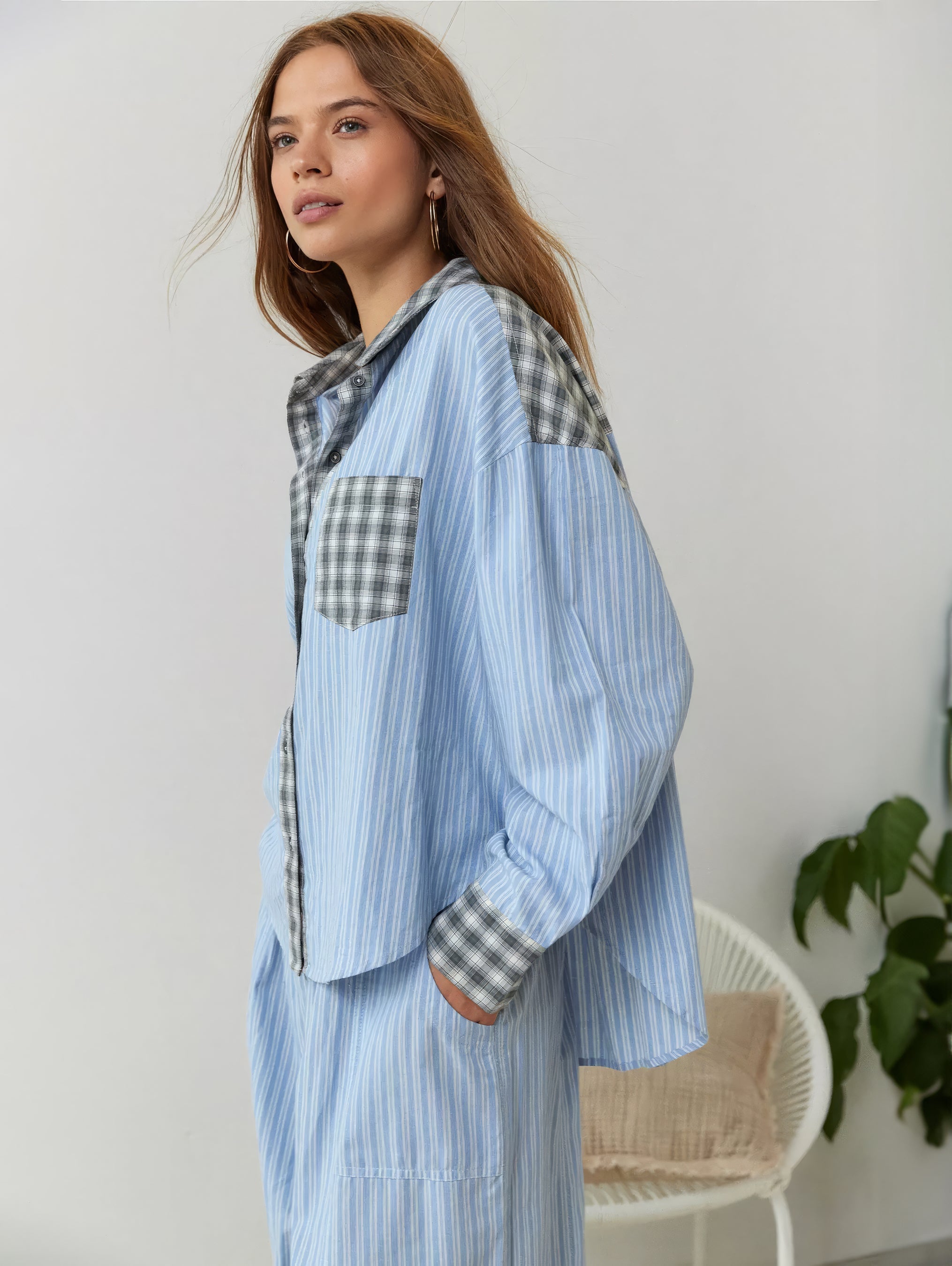 Damen Gemütliches & lockeres Pyjama-Set
