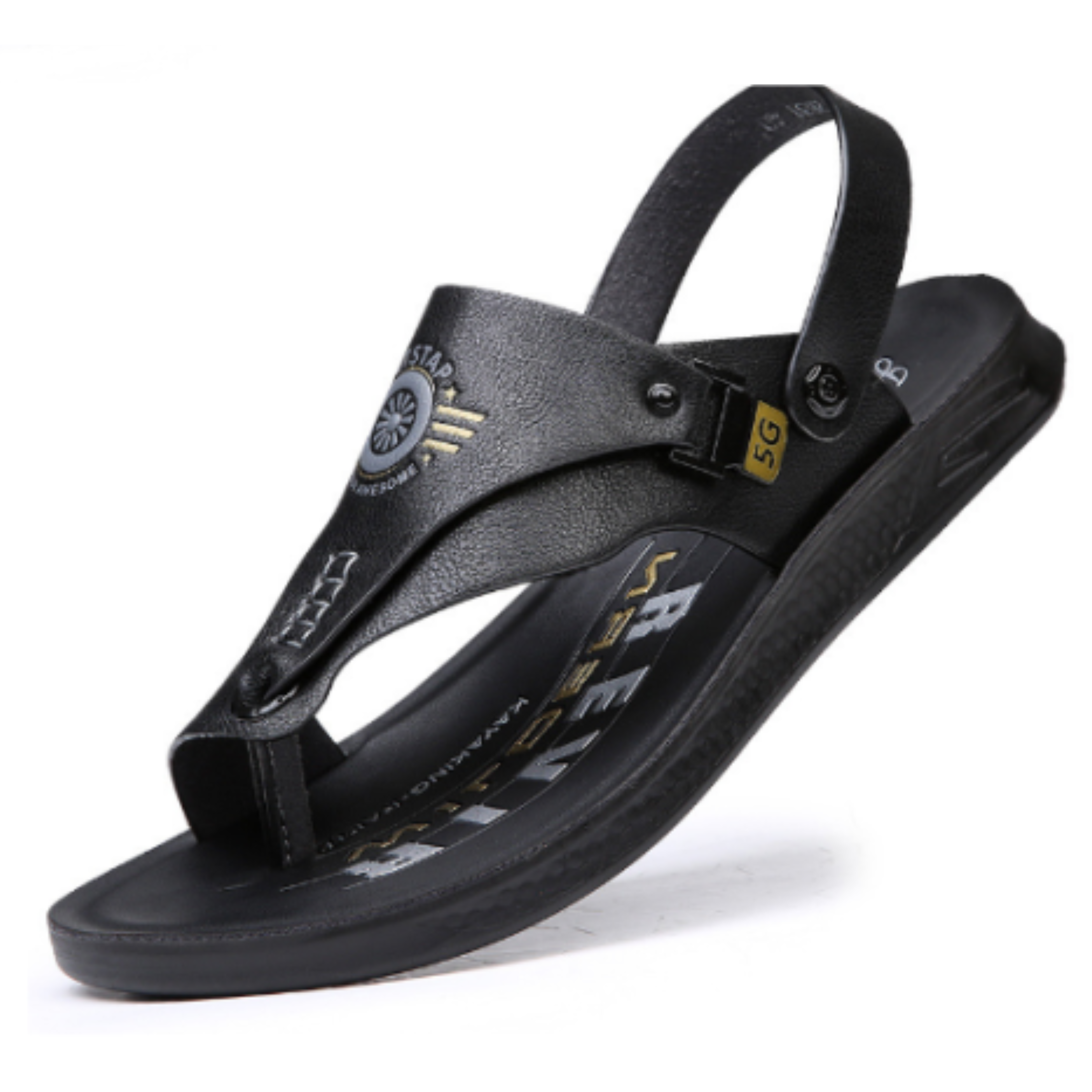Devin | Bequeme Herren-Schnallensandalen