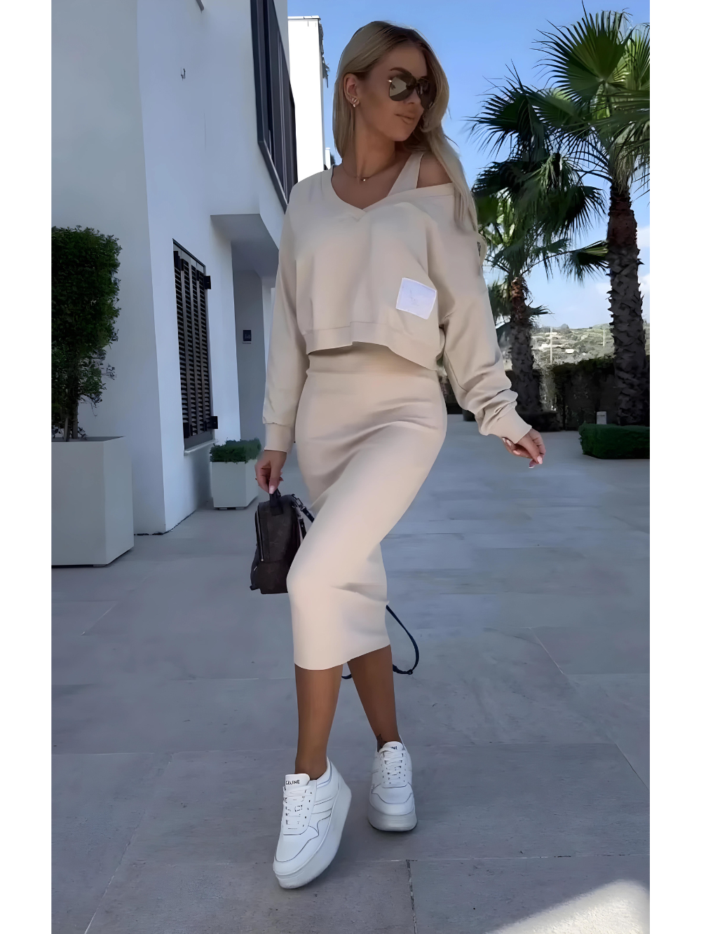 Beryl - Strickkleid mit Pullover für Damen