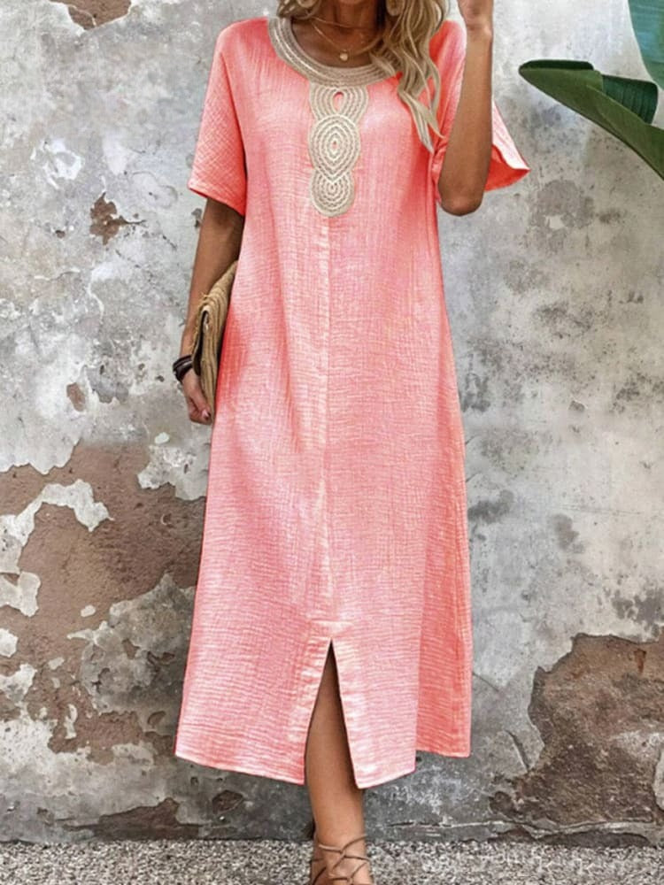 Traudl | Damen Einfarbiges Kleid