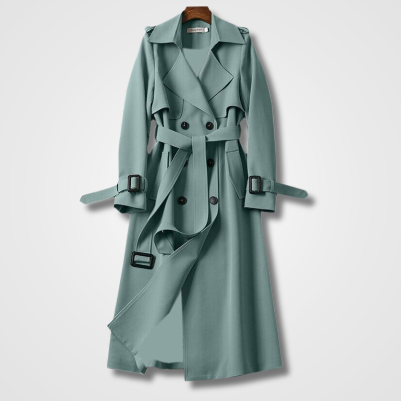 Trenchcoat für frauen im vintage-look