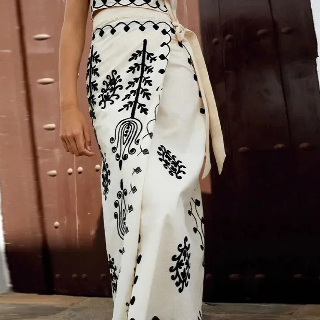 Elegantes sommer-set in zwei teilen für Damen