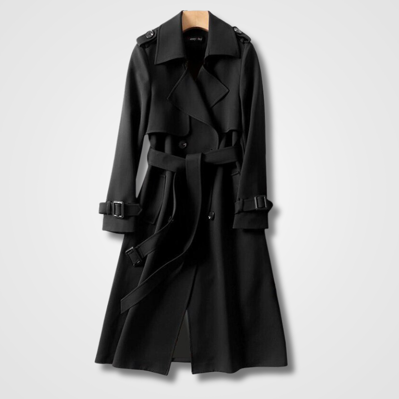 Trenchcoat für frauen im vintage-look