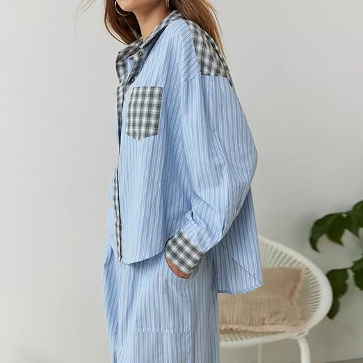 Damen Gemütliches & lockeres Pyjama-Set