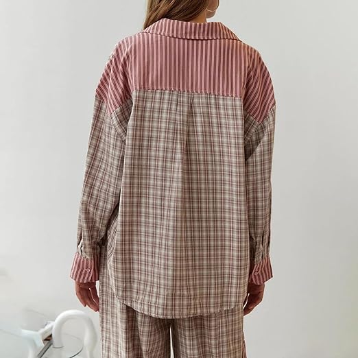 Damen Gemütliches & lockeres Pyjama-Set