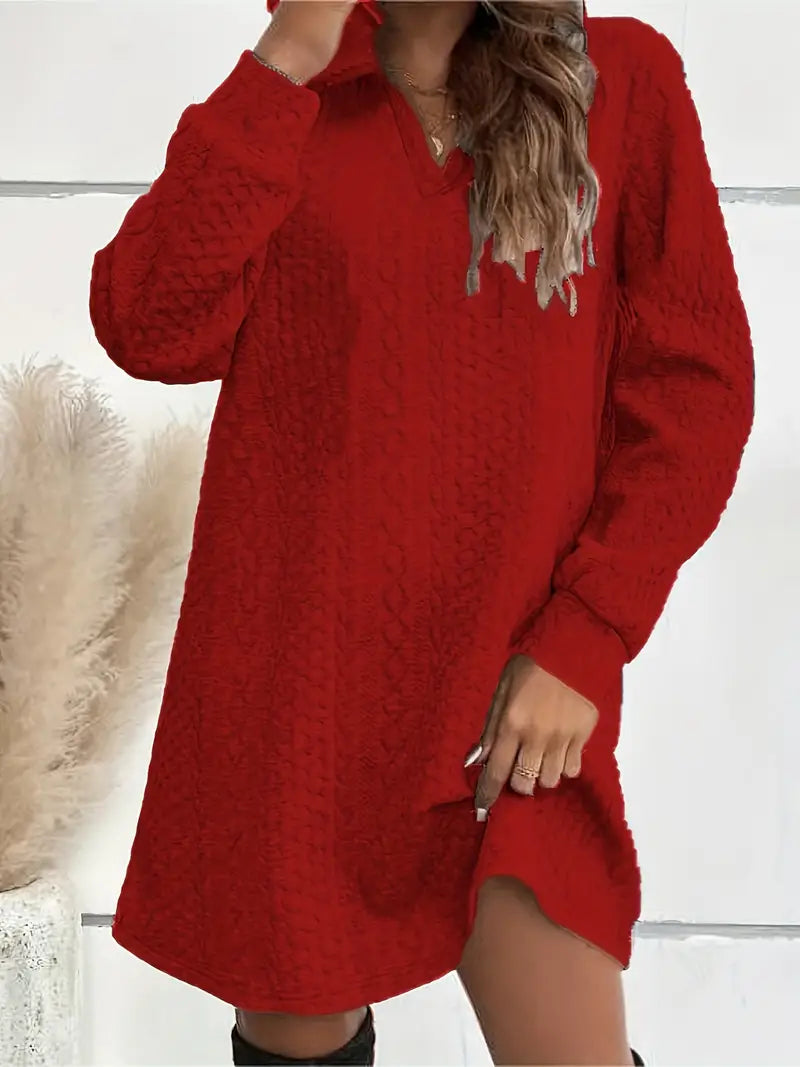 Yaral | Damen Kleid mit langen Ärmeln