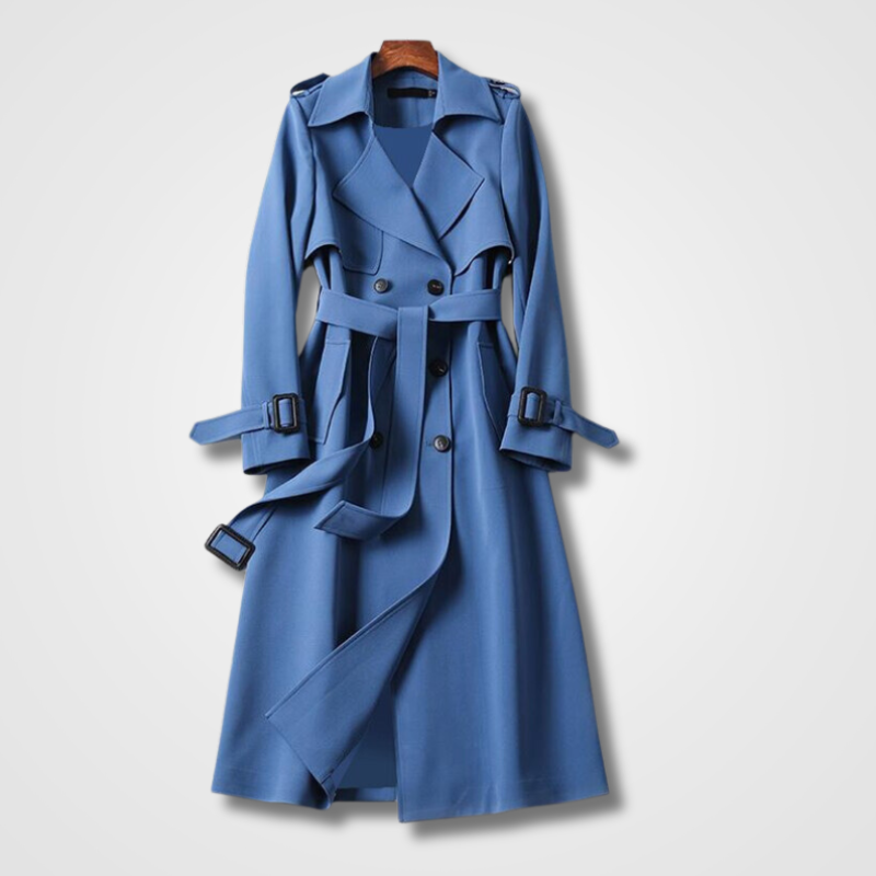 Trenchcoat für frauen im vintage-look