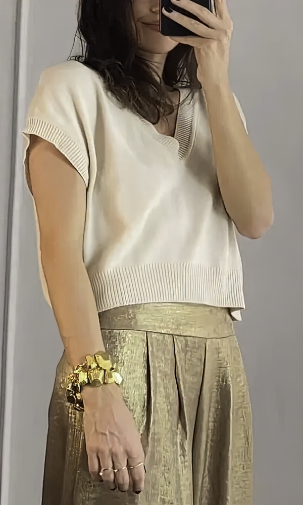 Felicia - Elegantes Oberteil und Hose - Lässiger Schick