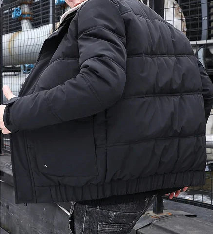 Vincero Winterjacke | Stilvolle kurze Winterjacke mit Fleecefutter für Herren
