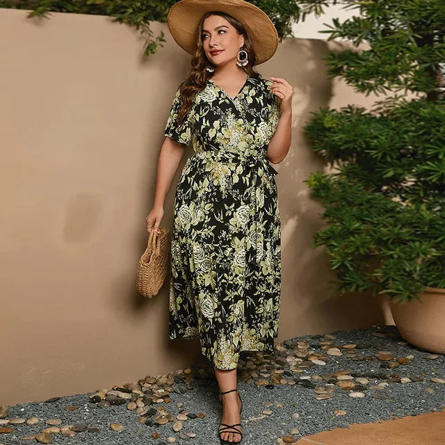 Jella - Strandkleid - Blumenmuster