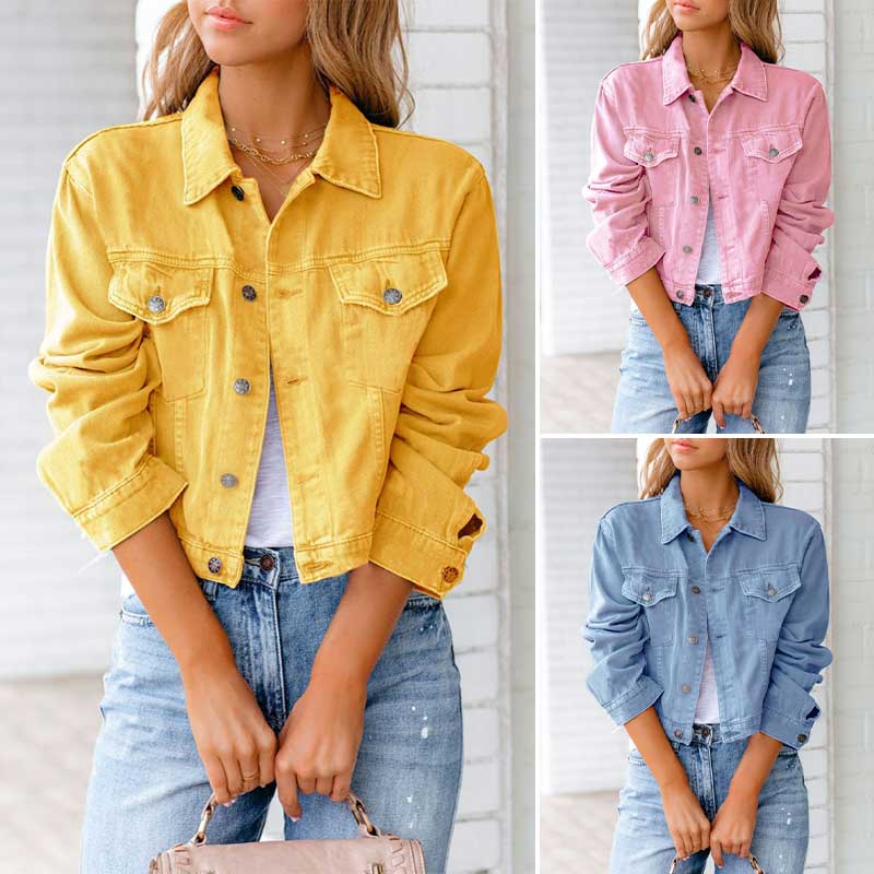 Zeljka - Klassische Jeansjacke, ein Must-have für jede Garderobe