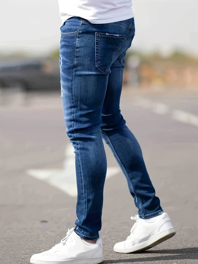 Yestin - Trendige Herren Jeans im angesagten Destroyed Look