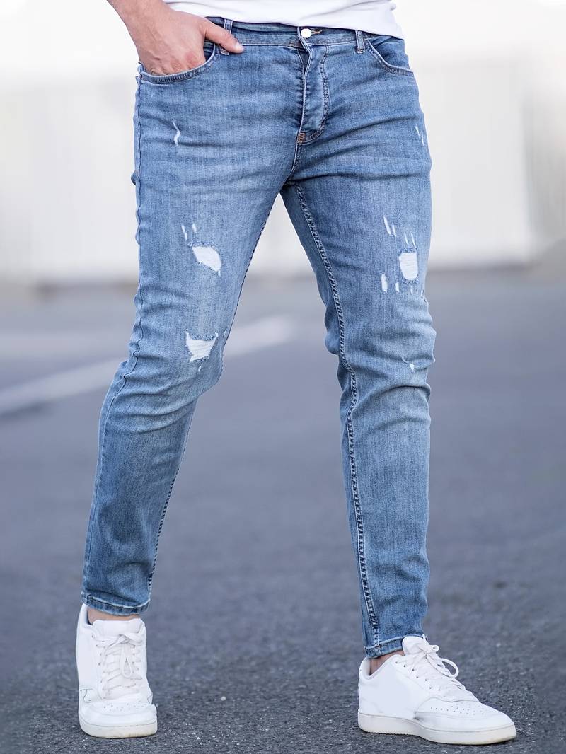 Yestin - Trendige Herren Jeans im angesagten Destroyed Look