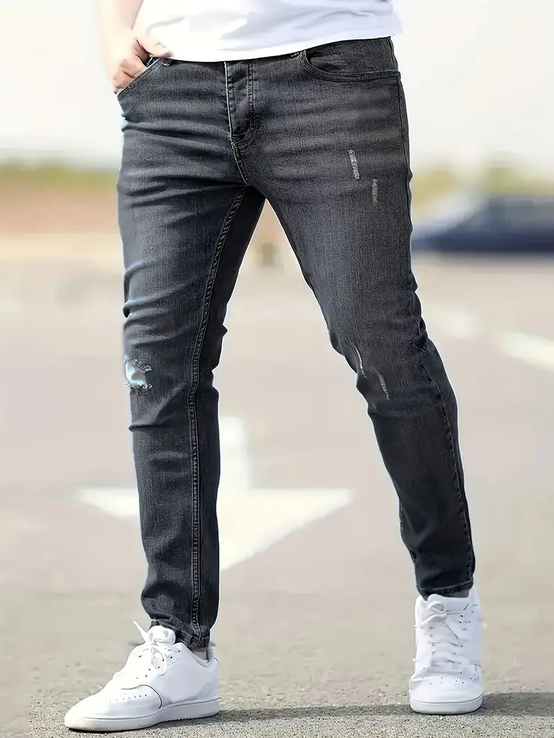 Yestin - Trendige Herren Jeans im angesagten Destroyed Look
