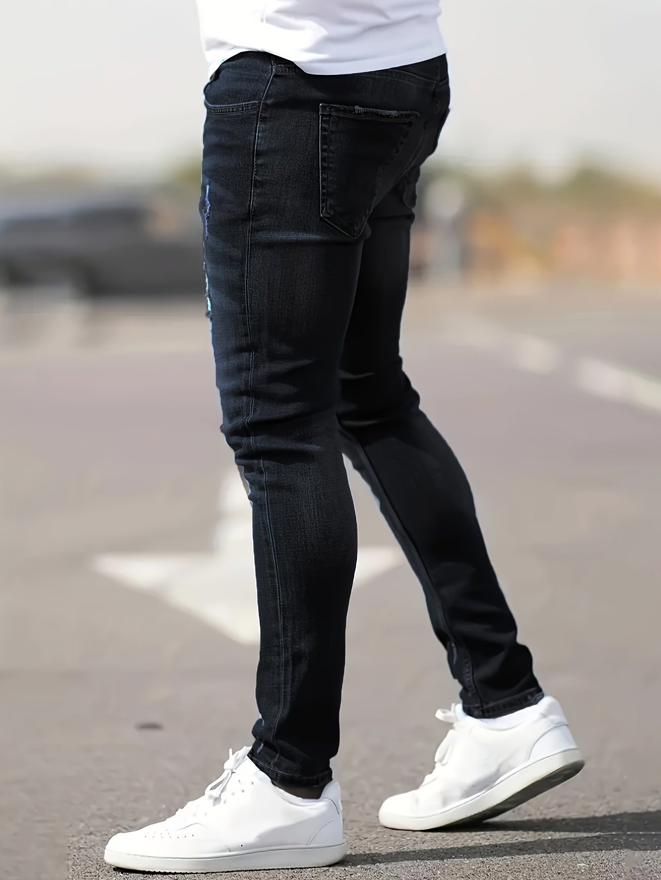 Yestin - Trendige Herren Jeans im angesagten Destroyed Look