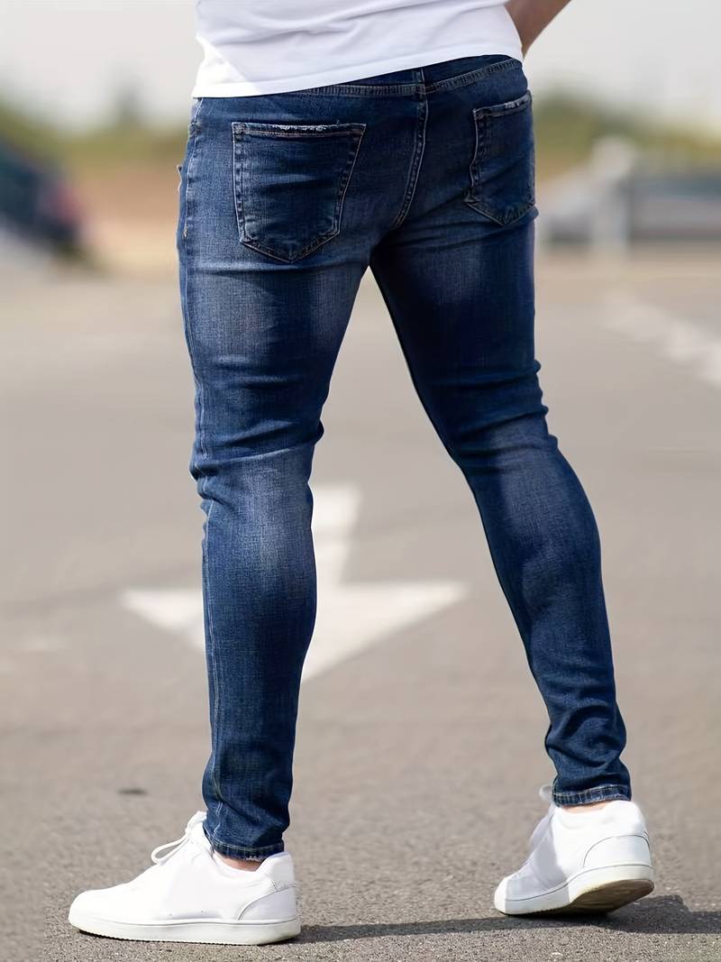 Yestin - Trendige Herren Jeans im angesagten Destroyed Look