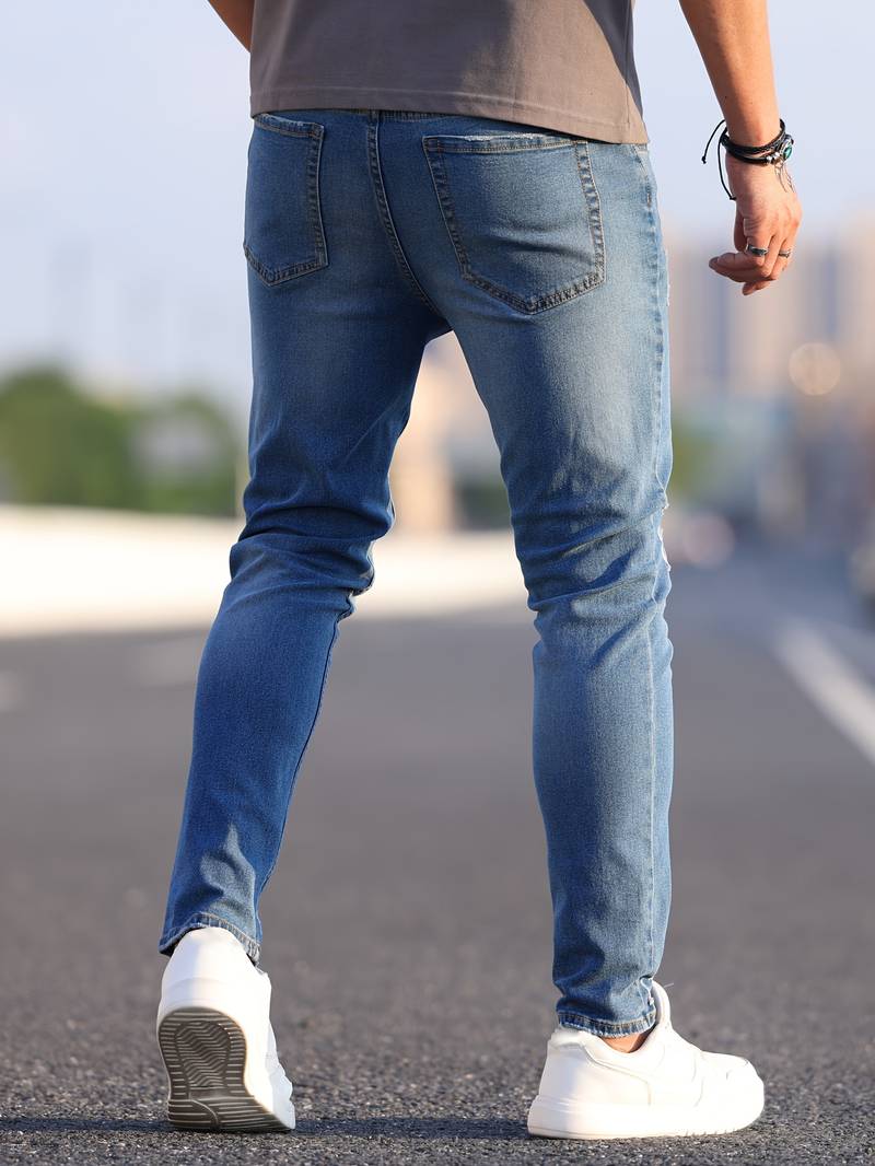 Yestin - Trendige Herren Jeans im angesagten Destroyed Look