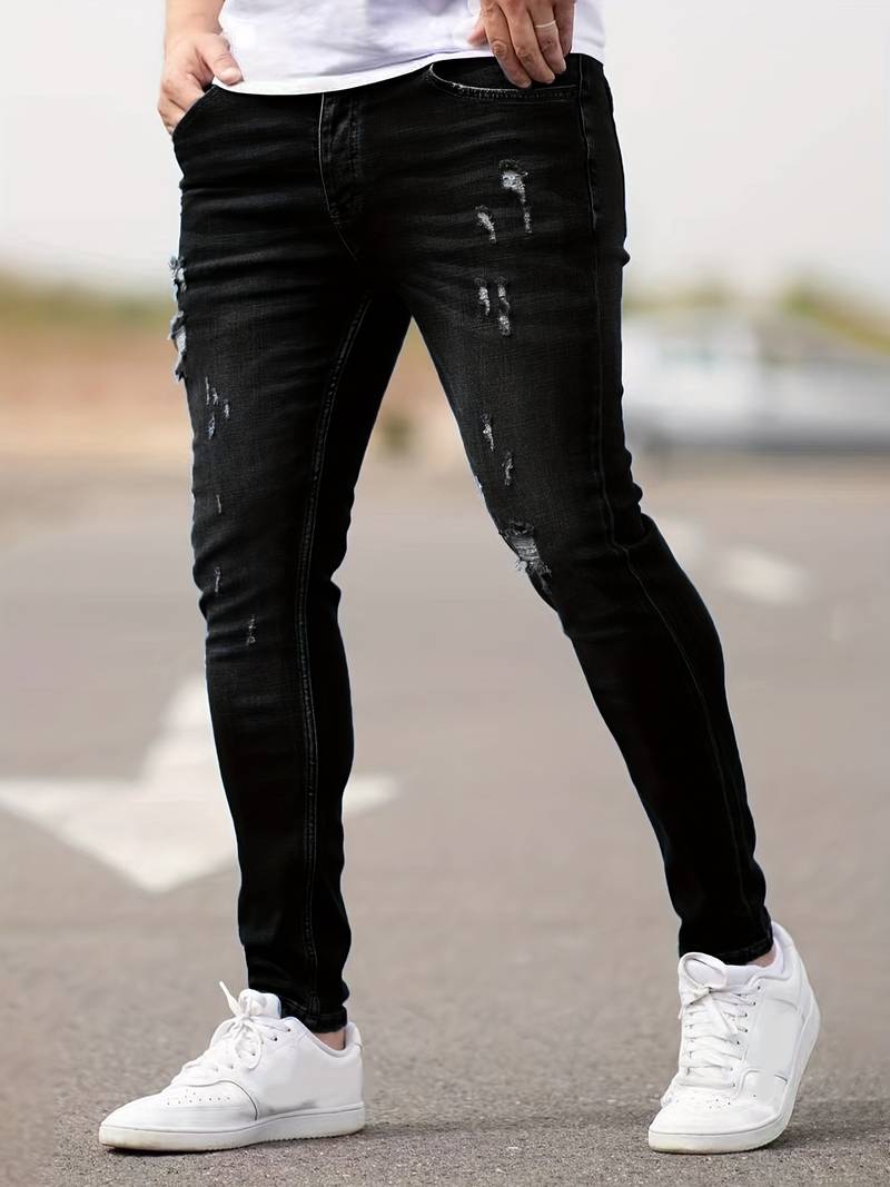 Yestin - Trendige Herren Jeans im angesagten Destroyed Look