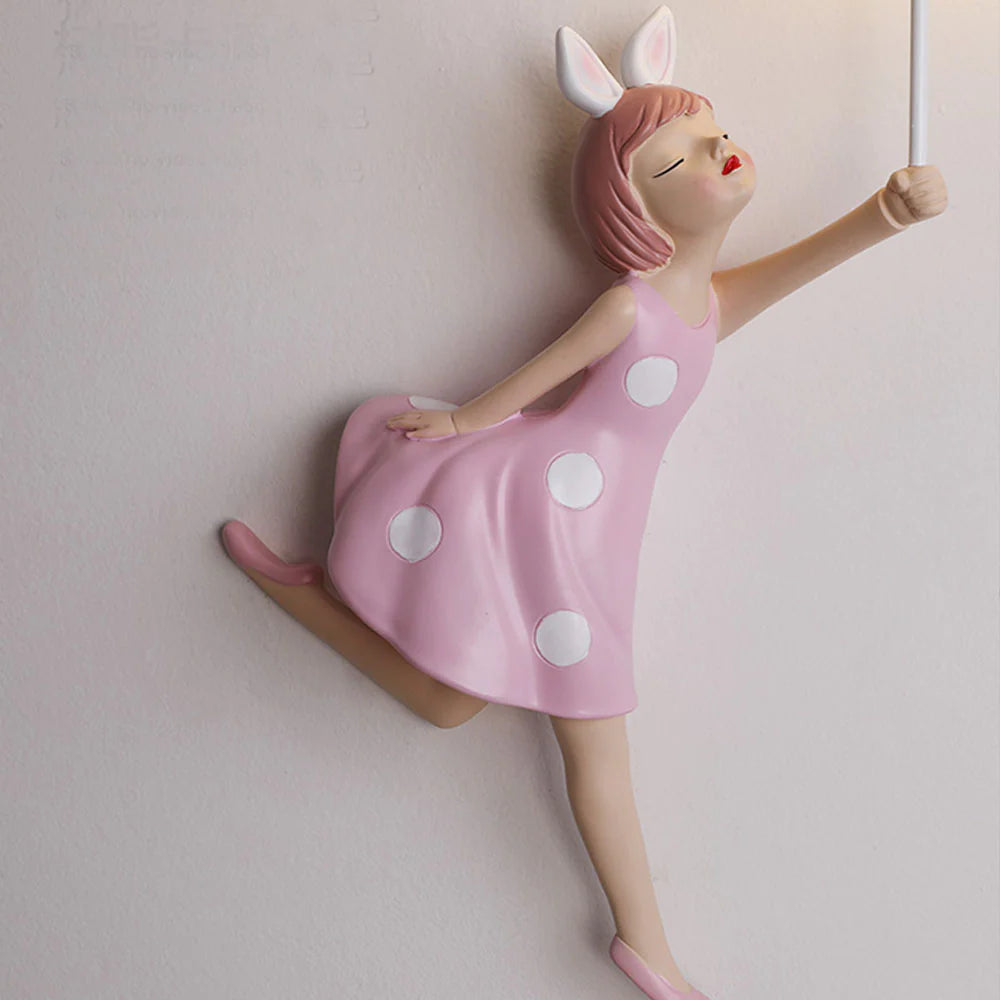WhimsyLight | Fliegendes Mädchen Ballon Nachtlampe