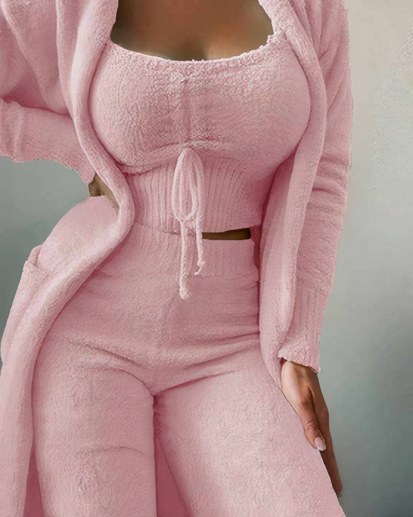 Perla – 3-Teiliges Winter-Pyjama-Set