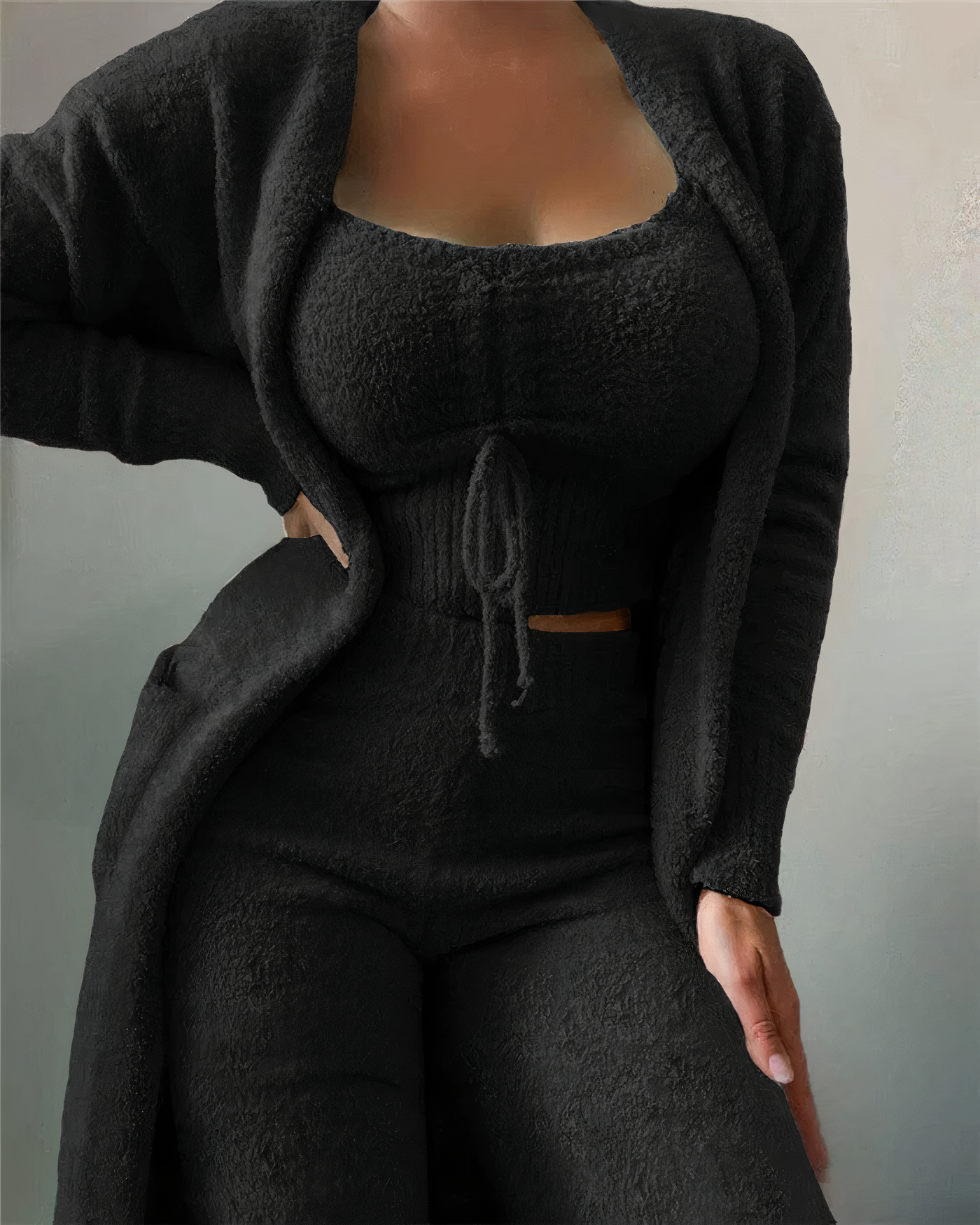 Perla – 3-Teiliges Winter-Pyjama-Set