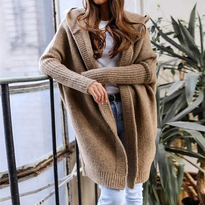 Zalana comfy cardigan | Bequeme warme Strickjacke in Übergröße für den Herbst