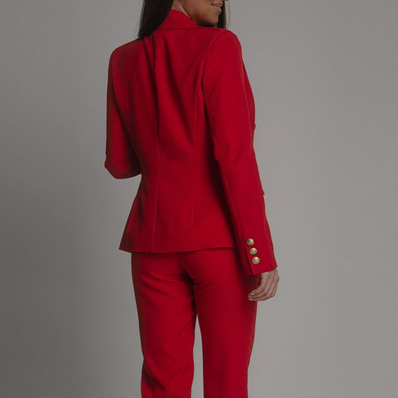 Elisea | Damen Elegantes Blazer Satz | Sommer