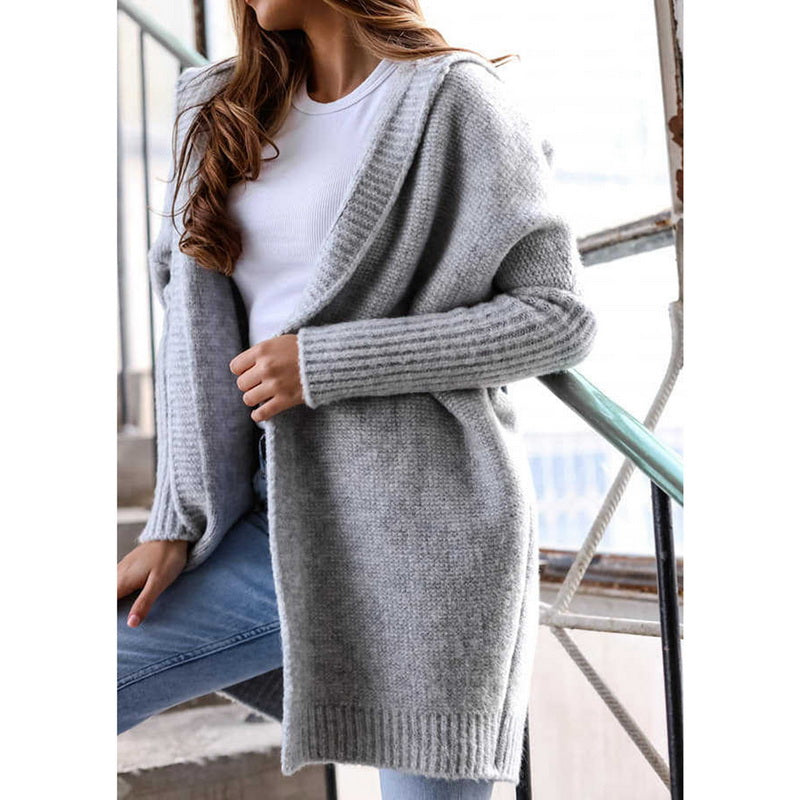 Zalana comfy cardigan | Bequeme warme Strickjacke in Übergröße für den Herbst