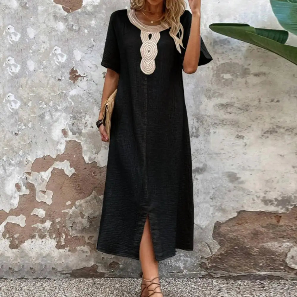 Traudl | Damen Einfarbiges Kleid