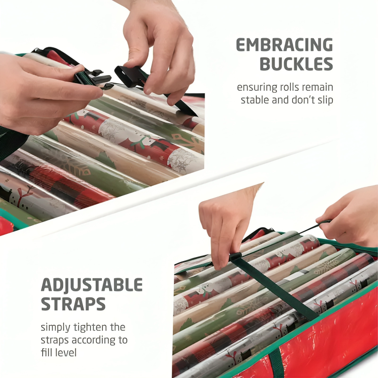 WrapKeeper | Platzsparender Geschenkpapier-Organizer