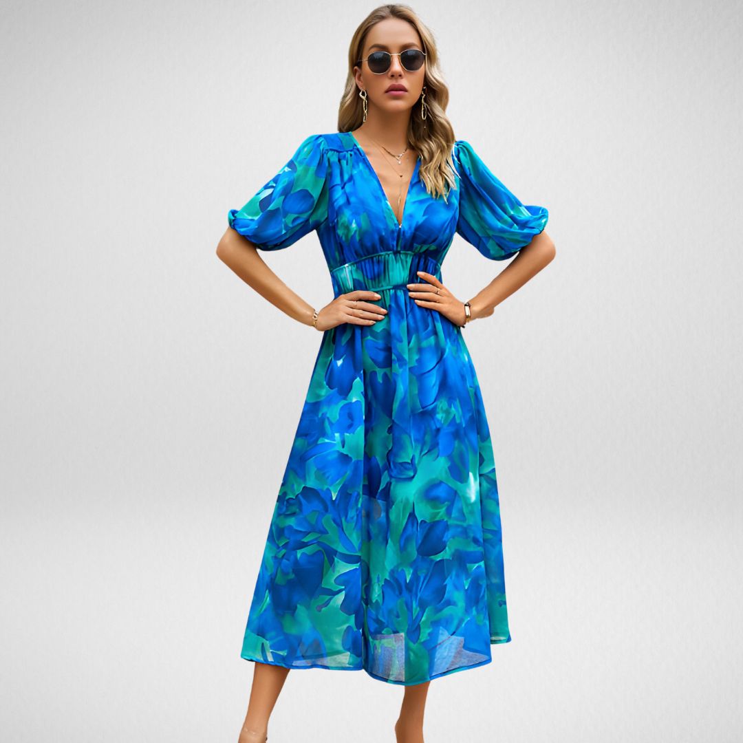 Serena - Kleid - Abstrakte Muster