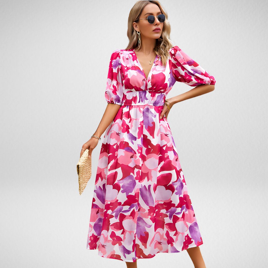 Serena - Kleid - Abstrakte Muster