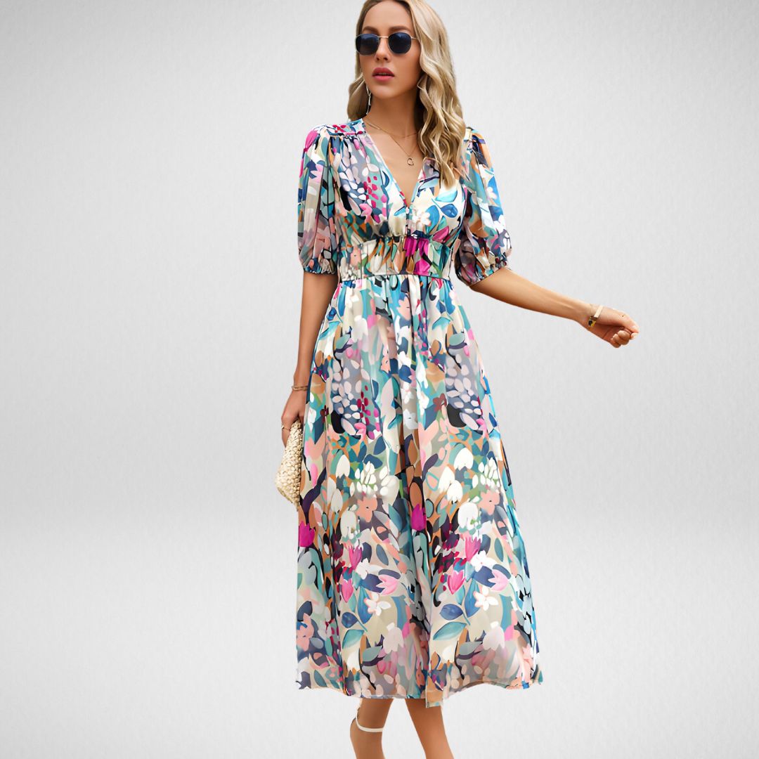Serena - Kleid - Abstrakte Muster