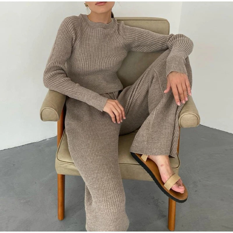 Alba - Elegantes Strick-Lounge-Set für entspannte Stunden