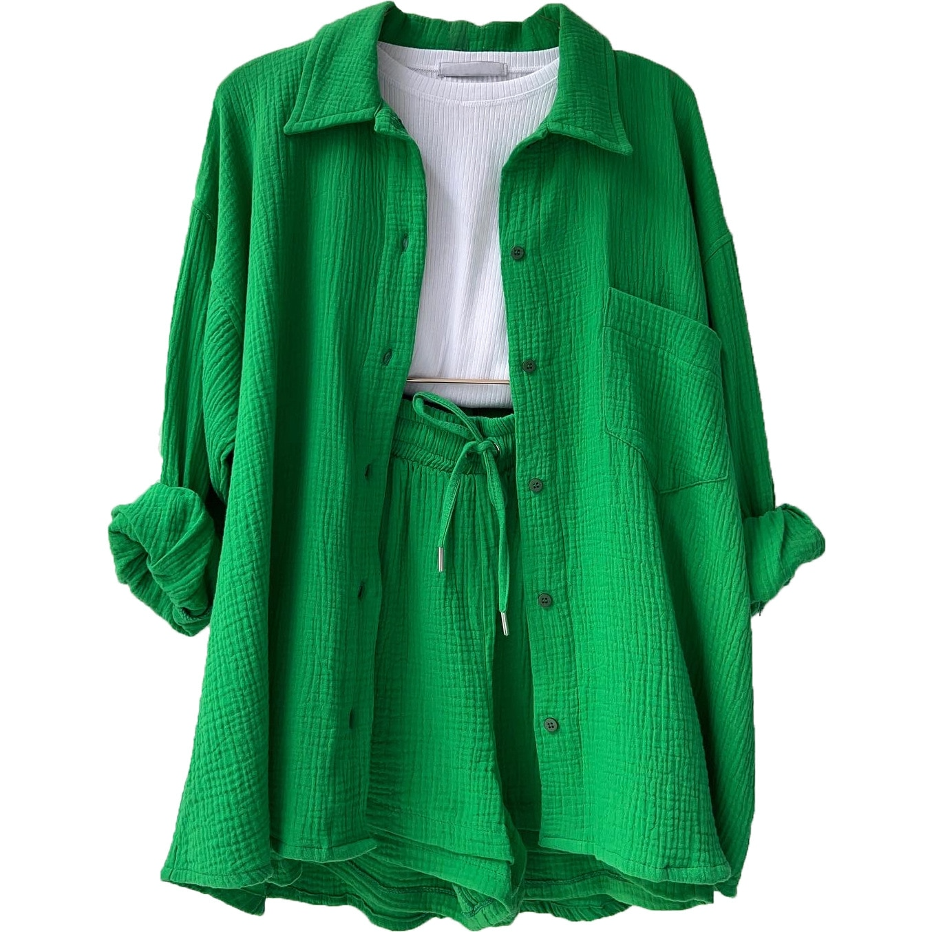 Delia - lässiges baumwoll-loungewear-set für Damen