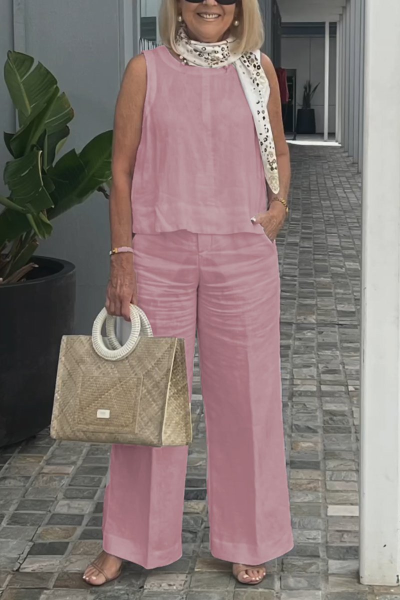 Elegantes Leinen-Set für Damen
