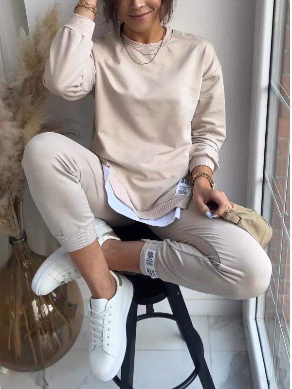 Faye - Bequemes Top- und Hosen-Set