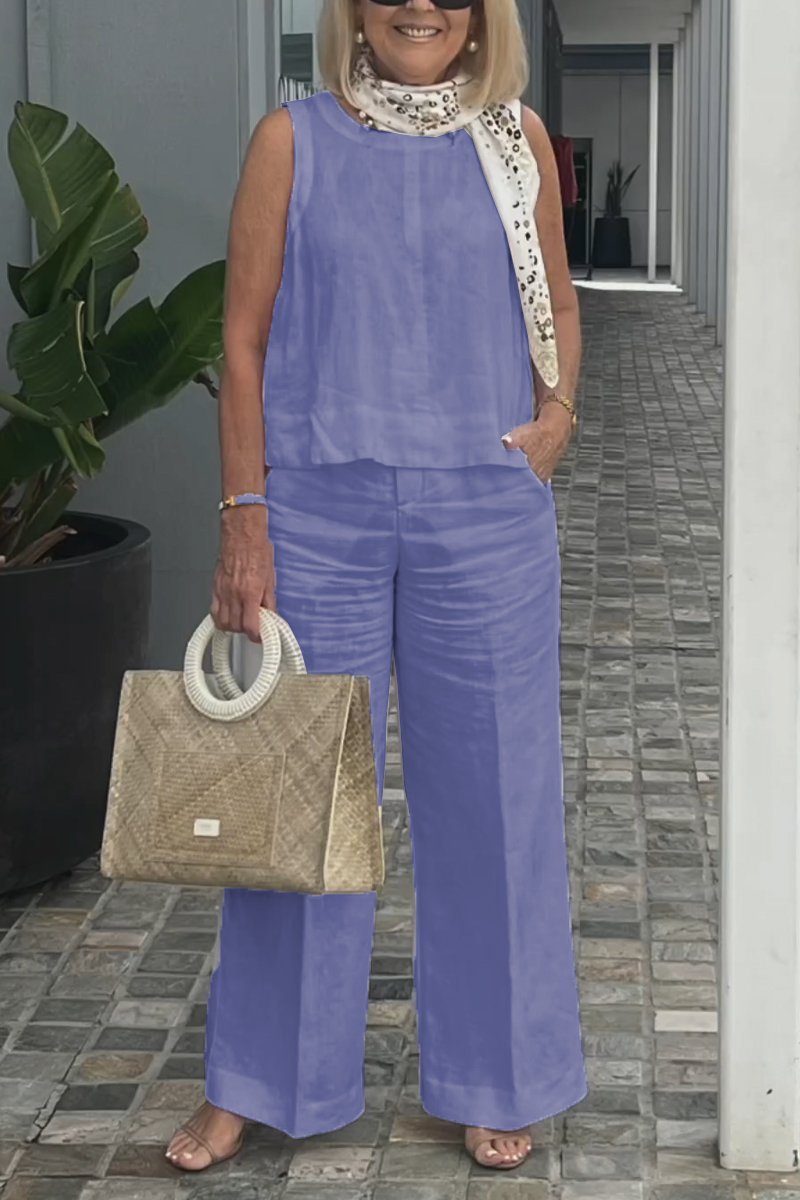 Elegantes Leinen-Set für Damen