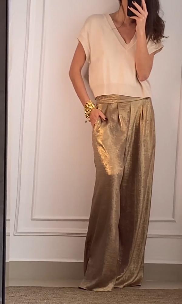 Felicia - Elegantes Oberteil und Hose - Lässiger Schick