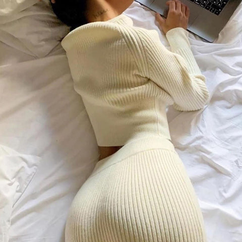 Alba - Elegantes Strick-Lounge-Set für entspannte Stunden