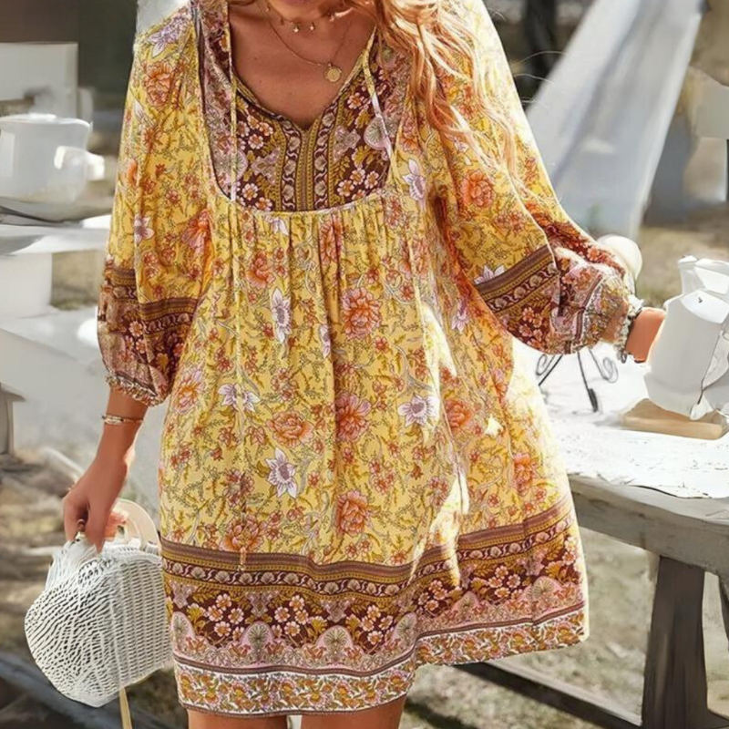 Laila - Boho Kleid - Sommerliche Eleganz